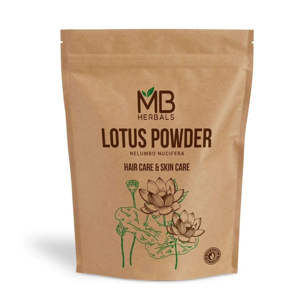 uk61cV-bSxieL-1.jpg MB Herbals Lotus Powder 100g | Hair Care | Skin Care | FOR EXTERNAL USE ONLY - Fast UK Delivery - Image 1