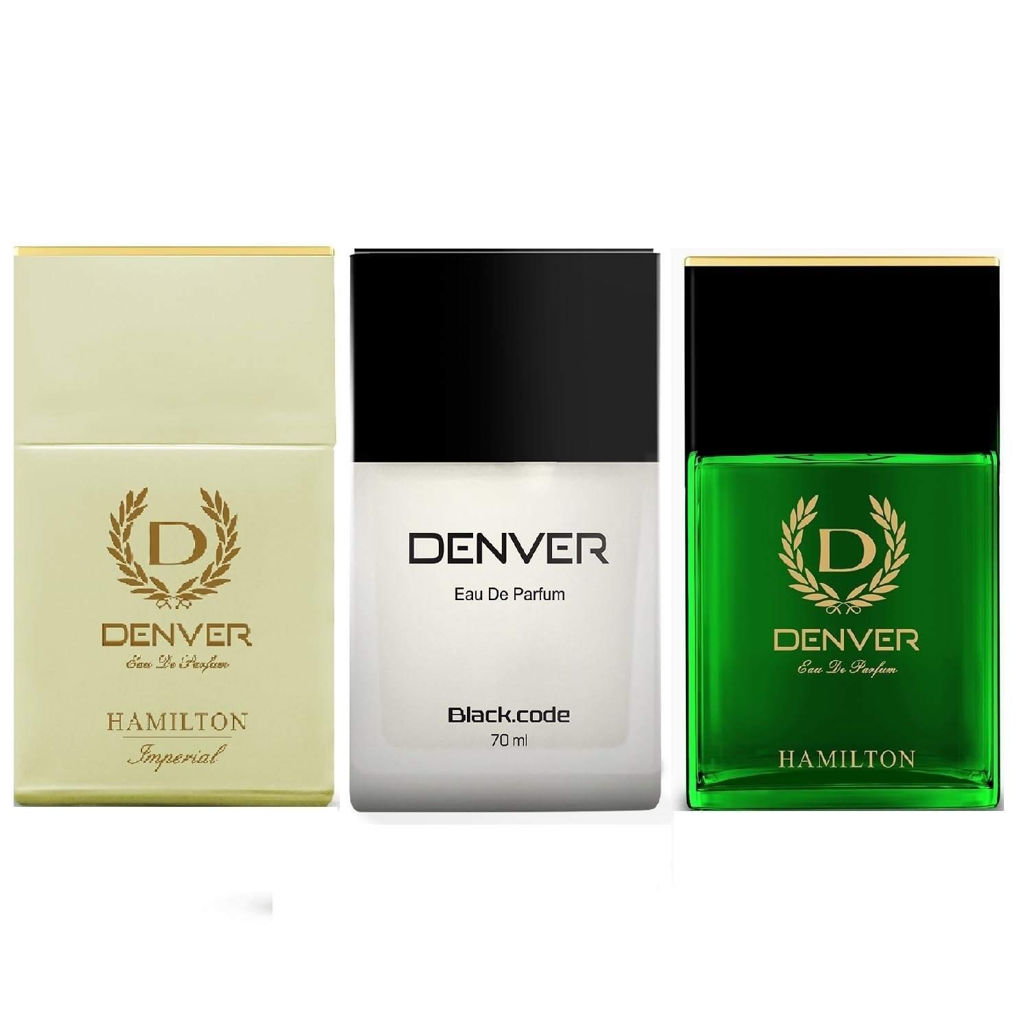 uk61cdGXHtq2L-1-1.jpg Denver Hamilton, Imperial & Black Code Aerosol Perfume - 70Ml Each (Combo Pack Of 3) | Long Lasting Eau Da Parfum Scent For Men - Fast UK Delivery - Image 1