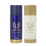 DENVER Pride Deo + Imperial Deo - 165ML Each (Combo Pack of 2) | Long Lasting Deodorant for Men - Fast UK Delivery