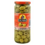 Figaro Green Pitted Olives, 15.87 oz 450 g - Fast UK Delivery