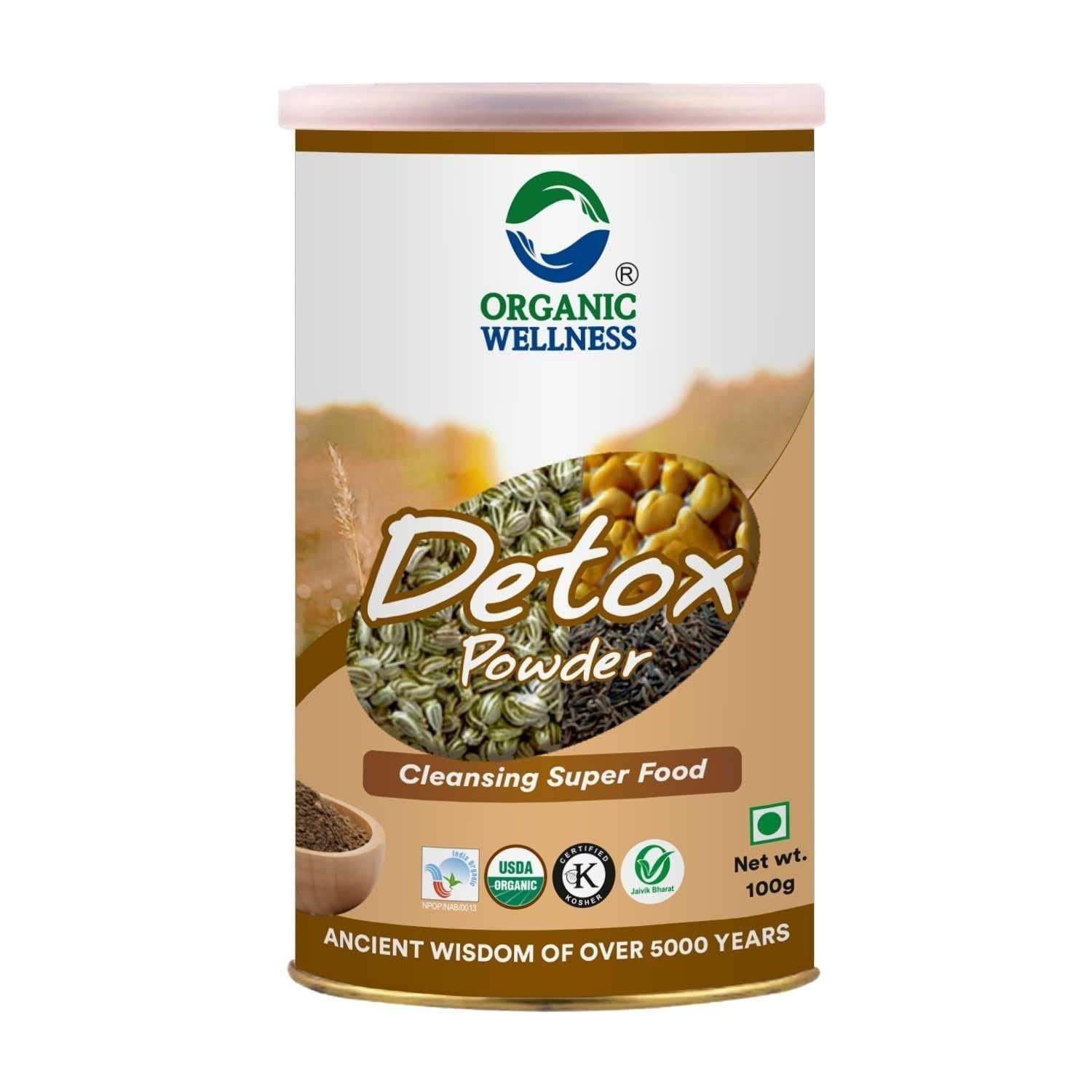 uk61d1ufu2cL.jpg Organic Wellness Detox Powder 100 Gram Pack | For Digestion, Weight Management with Immunity - Fast UK Delivery - Image 1