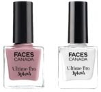 FACESCANADA Faces Splash Glossy Finish Nail Enamel, Floral Dream 56, 8 Ml & Faces Canada Splash Glossy Nail Enamel, White O White 14, 8 Ml - Fast UK Delivery