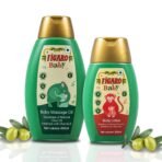 Figaro Baby Massage Oil with Goodness of Natural Olive oil enriched with vitamin E, 400 ml&Figaro Baby Lotion with Goodness of Natural Olive oil enriched with vitamin E, Dermatologically tested 200 ml - Fast UK Delivery