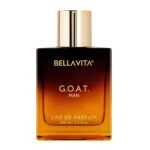 Bella Vita Luxury G.O.A.T Man Eau De Parfum Perfume with Bergamot, Patchouli & Vetiver|Premium, Long Lasting Spicy & Woody Fragrance for Men, 100 ML - Fast UK Delivery