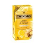 Twinings Lemon and Ginger Tea, 25 Tea Bags, 72 Grams - Fast UK Delivery