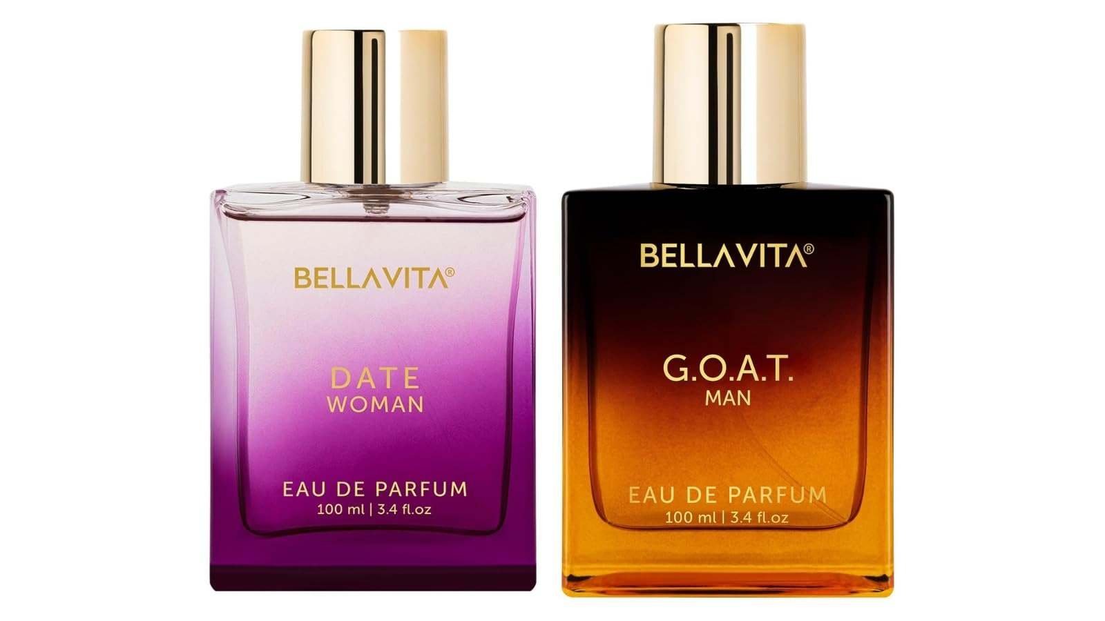 uk61df5FYmNXL-1.jpg Bella Vita Luxury Date Woman Liquid Eau De Parfum G.O.A.T Man Eau De Parfum With Bergamot Patchouli & Vetiverpremium Long Lasting Spicy & Woody Fragrance For Men 100 Ml,Purple - Fast UK Delivery - Image 1