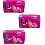 Fa Pink Passion Bar Soap 175g Pack of 3 - Fast UK Delivery