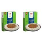 Gits Ready to Eat Basmati Rice + Dal Makhani Combo Meal, Pure Veg, Heat and Eat, 375g (Pack of 2) - Fast UK Delivery