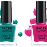 FACESCANADA Splash Nail Enamel, Pink Flemenco 21, 8 Ml And Faces Glossy Finish Splash Nail Enamel, Bahama Breeze 58, 8 Ml - Fast UK Delivery