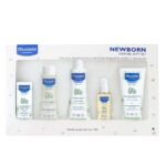 Mustela Newborn Arrival Gift Set - 5 Essential Baby Care Items for Newborns - Fast UK Delivery