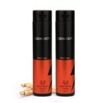 DENVER Recharge Ginseng Body Wash - 200ML Each (Combo Pack 2) | Stress Relief, Skin Nourishment Cleansing Shower Gel for Men - Fast UK Delivery