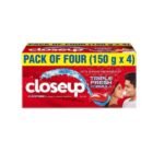 Closeup Everfresh+ Anti-Germ Gel Toothpaste Red Hot, 150 gm (Buy 3 Get 1 Free)..UNIQUE - Fast UK Delivery
