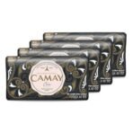 Camay Chic Citrus Beauty Soap with Aromatic Wood, Indulging French Fragrance, Moisturizing Bathing Body Soap with Nature's Scent & Creamy Lather for Daily Skincare, 125g (Pack of 4) - Fast UK Delivery