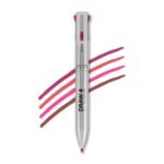 RENEE Draw 4-4-in-1 Lip Liner, Four Shades Pinks, Brown, Nude & Red in One Pen - Highly Pigmented, Rich Texture, Matte Finish, One-swipe Application & Travel-friendly - Fast UK Delivery