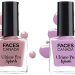 FACESCANADA Faces Splash Glossy Finish Nail Enamel, Floral Dream 56, 8 Ml And Faces Splash Glossy Nail Enamel, Viola 41, 8 Ml - Fast UK Delivery