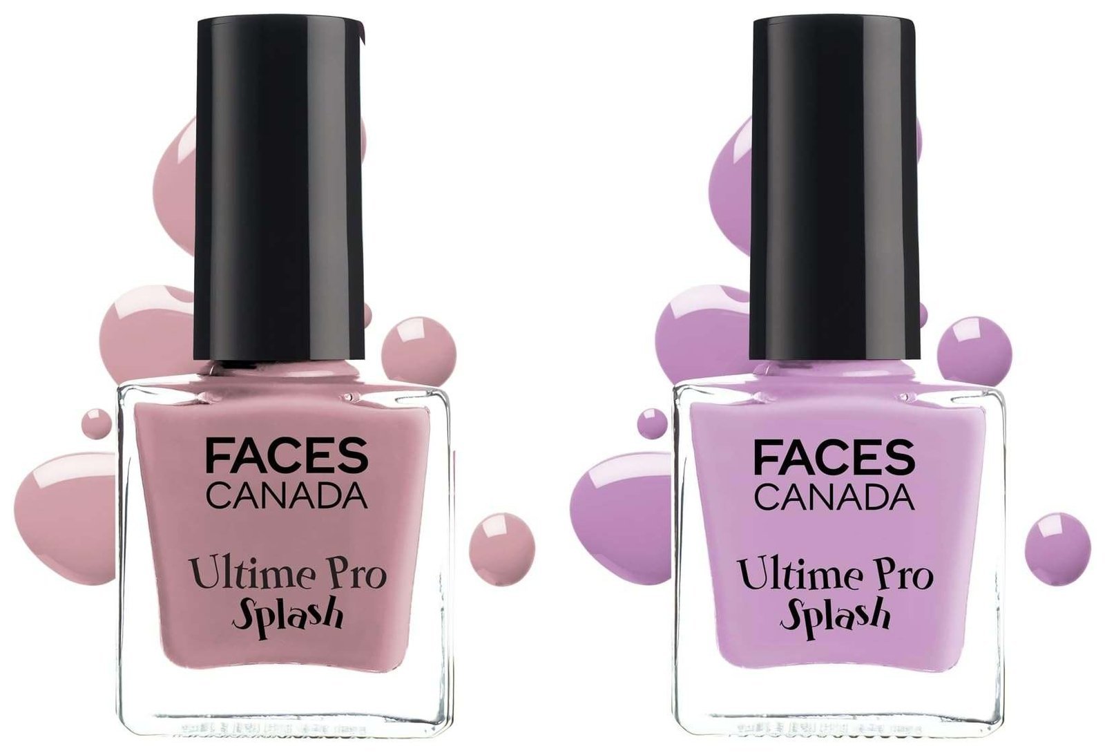 uk61fQ8OFjO4L-1.jpg FACESCANADA Faces Splash Glossy Finish Nail Enamel, Floral Dream 56, 8 Ml And Faces Splash Glossy Nail Enamel, Viola 41, 8 Ml - Fast UK Delivery - Image 1