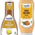 Veeba Honey Mustard Dressing, 300g & Veeba Vinaigrette Salad Sauce, 320g - Fast UK Delivery
