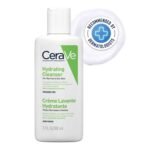 CeraVe Hydrating Cleanser For Normal To Dry Skin (88ml) - Non-Foaming Face Wash with Hyaluronic Acid And Ceramides | Non-Comedogenic, Non-Irritating And Fragrance-Free Cleanser - Fast UK Delivery