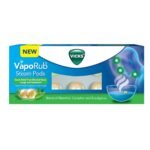 Vicks VapoRub SteamPods 10s, For Steam Inhalation, Quick relief from blocked nose, sinus congestion, headache, and cough due to cold. - Fast UK Delivery