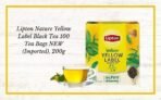 Lipton Nature Yellow Label Black Tea 100 Tea Bags (Pack Of 2) 200g - Fast UK Delivery - Image 4