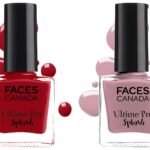 FACESCANADA Faces Splash Glossy Finish Nail Enamel, Floral Dream 56, 8 Ml & Faces Glossy Splash Nail Enamel, Maroon 401, 8 Ml - Fast UK Delivery