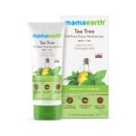 Mamaearth Tea Tree Oil-Free Moisturizer For Face For Oily Skin With Tea Tree & Salicylic Acid For Acne & Pimples 80g - Fast UK Delivery