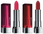 Maybelline New York Color Sensational Creamy Matte Lipstick, 691 Rich Ruby, 3.9g and Maybelline New York Color Sensational Creamy Matte Lipstick, 630 Flaming Fuchsia, 3.9g - Fast UK Delivery