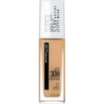 Maybelline New York Super Stay Full Coverage Luminous, Natural Liquid Foundation For All Skin Types (Sand Beige, 1 Fluid Ounce) Luminous & Natural Finish, Pack Of 1 - Fast UK Delivery