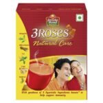 Brooke Bond Red Label Ginger, Brooke Bond 3 Roses Natural Care Tea, With 5 Ayurvedic Ingredients, 100 Gram, Powder - Fast UK Delivery