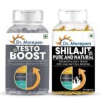 DR. MOREPEN Testo Boost - 60 Tablets & Shilajit 60 Capsules - Fast UK Delivery