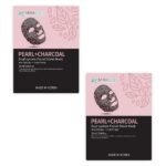 MIRABELLE KOREA PEARL + CHARCOAL DUAL SYSTEM FACIAL SHEET MASK - 25 ml (A PACK OF 2) - Fast UK Delivery