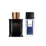 David Beckham Bold Instinct Perfume Deodorant 75ml + Classic Blue Deodorant Spray 75ml (Pack of 2) - Fast UK Delivery