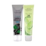 Avon Naturals Face Wash Combo | Purifying Carbon & Perilla Leaf Cleanser 100 g | Lime Cleanser 100 g | Made with Natural Extracts - Fast UK Delivery