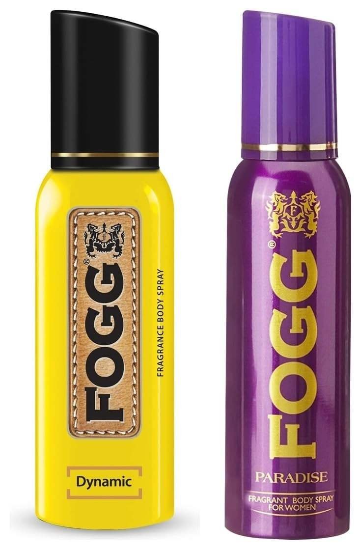 uk61jpHgwlx9L-1-1.jpg Fogg Fantastic Dynamic Perfume Body Spray, Long Lasting No Gas Deodorant for Men, 150ml&Fogg Paradise Fragrant Body Spray For Women, Long-Lasting, No Gas, Everyday Deodorant & Spray, 150ml - Fast UK Delivery - Image 1
