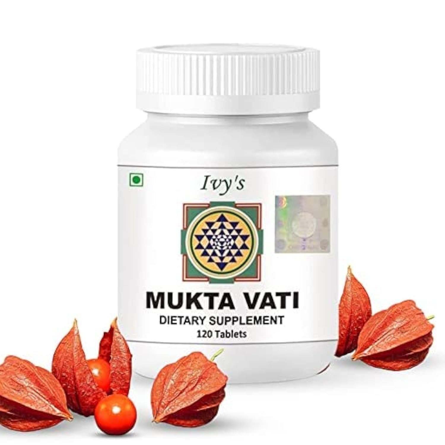 uk61k5ezx5YoL-1.jpg Nirogam Ivy's Mukta Vati 120 Tablets per Bottle | Blood Pressure Support Supplement | Blood Pressure Support | Hypertension Supplement | Blood Circulation Supplement - Fast UK Delivery - Image 1
