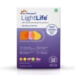 Dr. Morepen LightLife Pre-Meal Nutrition Mix | Controls Appetite & Reduces Cravings | For Men & Women 10 Sachets | 5 Flavors Assorted - Fast UK Delivery