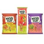 WickedGud 2X Fiber Spaghetti, Penne & Fusilli Pasta Combo | No Maida | Durum Wheat Semolina | Brown Rice | Red Lentils | Healthy Diet Pasta - 400gm x 3 - Fast UK Delivery