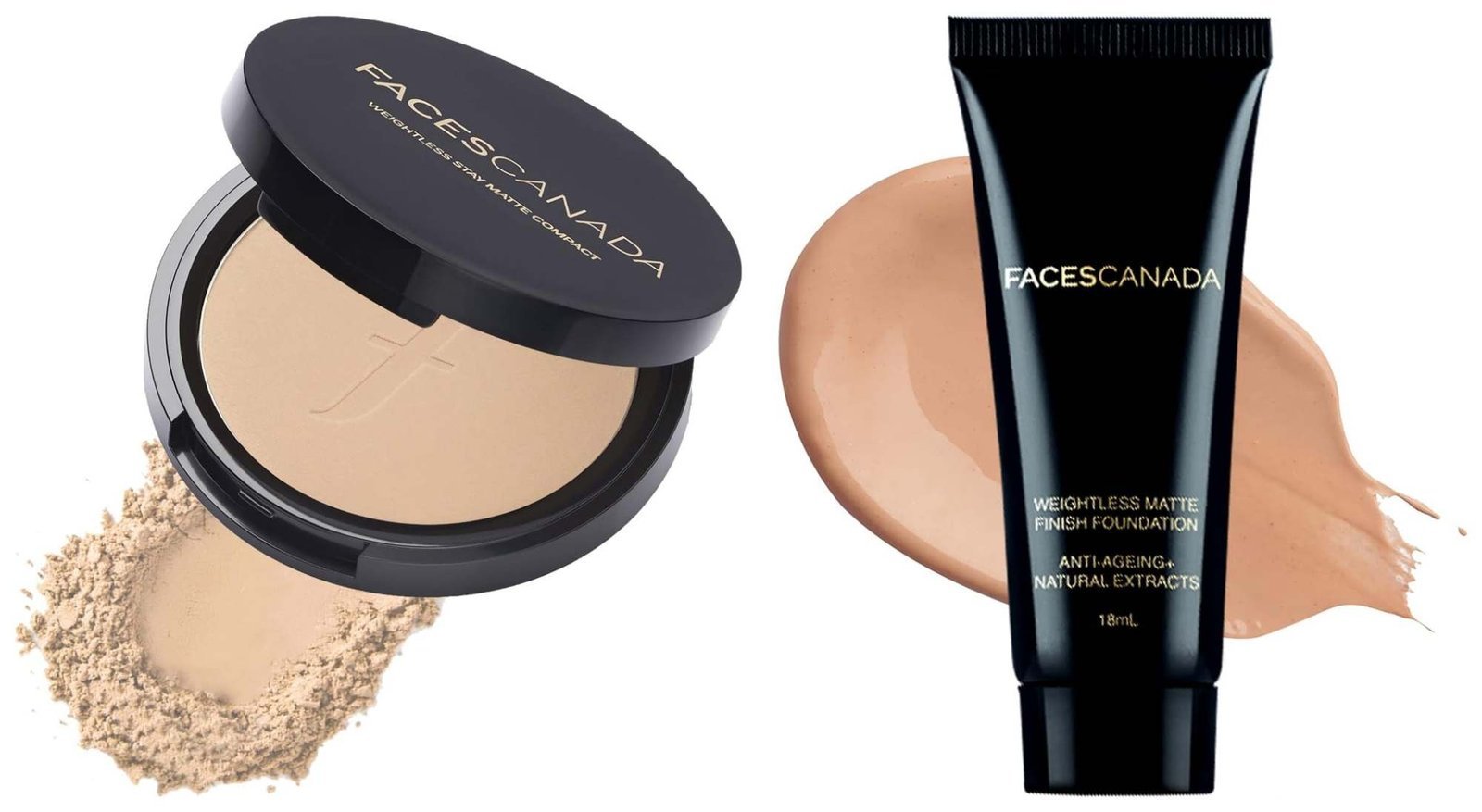 uk61l1Sb7mFUL-1.jpg FACESCANADA Weightless Light Coverage Stay Matte Compact pressed Vitamin E&Shea Butter,Spf-20 Sand 04,9 G And Weightless Matte Finish Foundation For All Skin Types,Mini - Sand,18 Ml,Pack Of 1 - Fast UK Delivery - Image 1