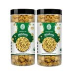 H&H HEALTH & HYGIENE Roasted Pudina Black Salt Makhana Sourced Directly Healthy Snack Fox Nuts | Lotus Puffs | Rich in Calcium | Maintains Weight | Fit for Fasting(Makhana) (100g, Pudina Pack Of 2) - Fast UK Delivery