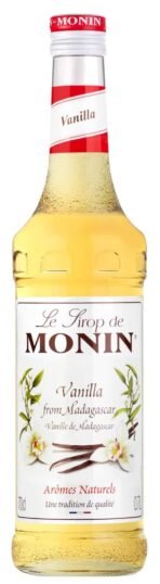 Monin Vanilla Syrup, 23.66 fl oz / 700 ml - Fast UK Delivery