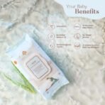 Baby Forest Neer 99.9% Water Baby Wipes- Pack of 9 | Ideal for 0 Plus Months | No Added Fragrance | Cruelty-Free | Plant-Based Formulations | Pack of 9 Wipes | Dermatologically Tested - Fast UK Delivery - Image 5