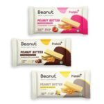Beanut Peanut Waffer Biscuit, Crunchy & Delicious Combo, Assorted Flavoured Waffer Biscuit (Classic, Chocolate & Strawberry) - Pack of 3 - Fast UK Delivery