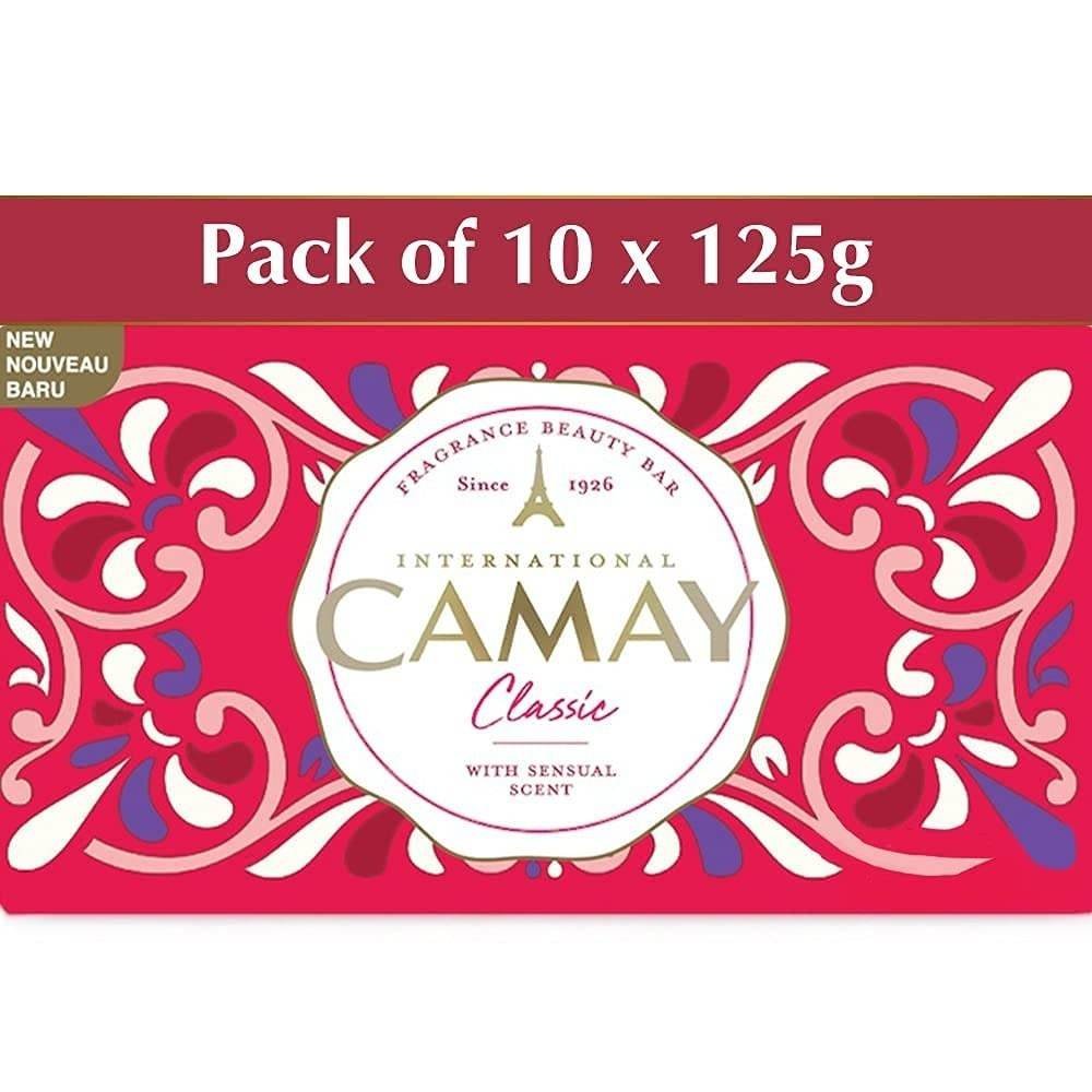 uk61lT9iDVxKS-1-1.jpg Camay Classic International Beauty Bar| Beauty Bathing Soap| French Fragrance| For Soft Skin 125g|PO10 - Fast UK Delivery - Image 1