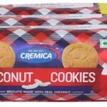 Cremica Cookies - Coconut, 100g (Pack of 3) - Fast UK Delivery