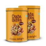 Farmley Date Bites|360 Gram|Dates Barfi Made With Dates, Pista, Cashews, Almonds, Honey And Pure Ghee|Dry Fruits Nuts, Healthy Delicious Indian Sweets, Gluten Free, No Added Sugar, (180 G, Pack Of 2) - Fast UK Delivery