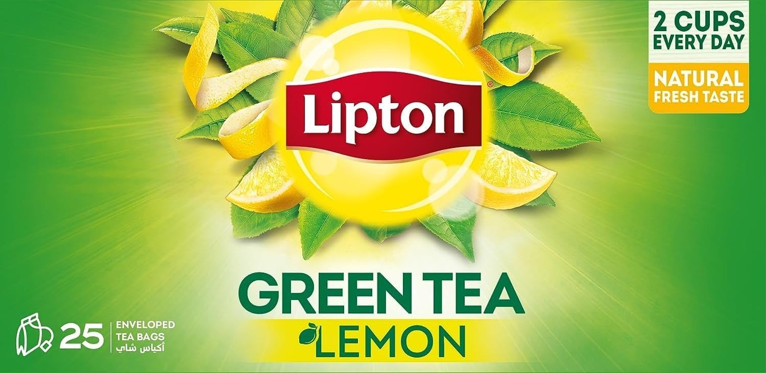 uk61lcRlV2MzL.jpg Lipton Green Tea, Lemon, 25 Teabags (IMPORTED) - Fast UK Delivery - Image 1