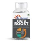 DR. MOREPEN Testo Boost For Men Enriched With Gokshura, Shilajit, Safed Musli, Ashwagandha, L-Arginine, & Ophiocodyceps Sinensis - 60 Veg Tablets - Fast UK Delivery