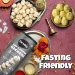 Farmley Salt & Pepper Roasted Makhana I 77 g, Pack of 1 I Fit for Fasting I Healthy Snacks - Fast UK Delivery - Image 6