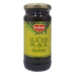 Del Monte Olives - Sliced Black, 235g Jar - Fast UK Delivery