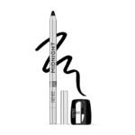RENEE Midnight Kohl Kajal Pencil - Waterproof, Smudgeproof With Sharpener - 24 Hours Long Stay - Darkest Black - One Swipe Application - Vitamin E, Olive Oil and Castor Oil - 1.5 Gm, Matte Finish - Fast UK Delivery